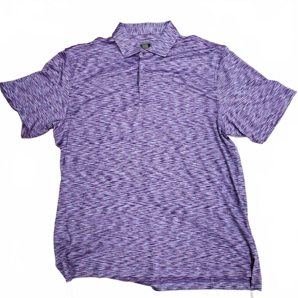 NEW F/X FUSION men's button down shirt in purple